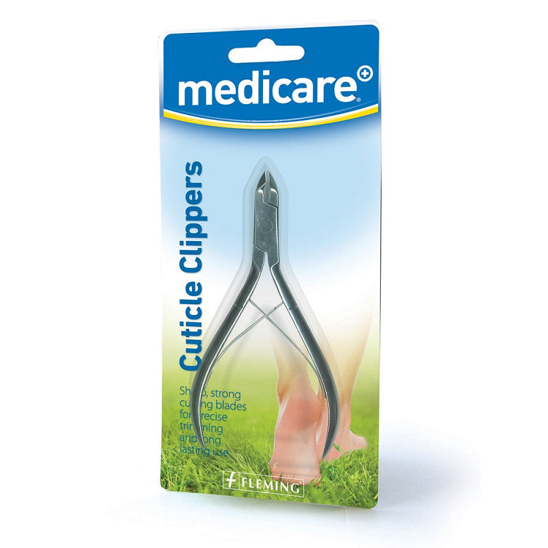 Medicare stainless steel cuticle clippers built-in spring – precision cuticle trimming tool