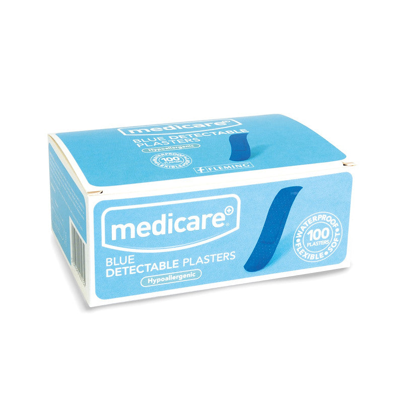 Medicare Blue Detectable Plasters 100's