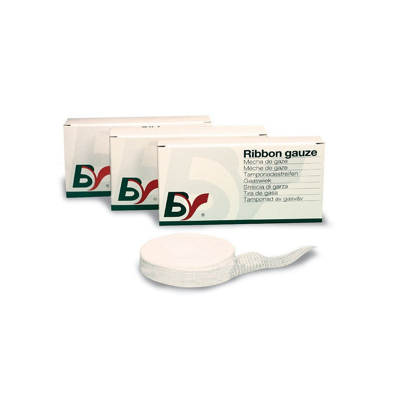 Bv Ribbon Gauze 2.5cm x 5m (12's)