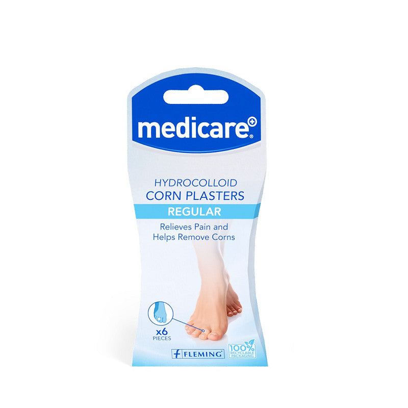 Medicare hydrocolloid corn plasters 20x60mm waterproof – moist wound healing corn relief