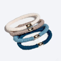 Gold Detail Hair Ties - detail view