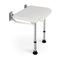 Wall-Mounted Shower Bench with Fold-Down Legs - Timago bathroom safety aid