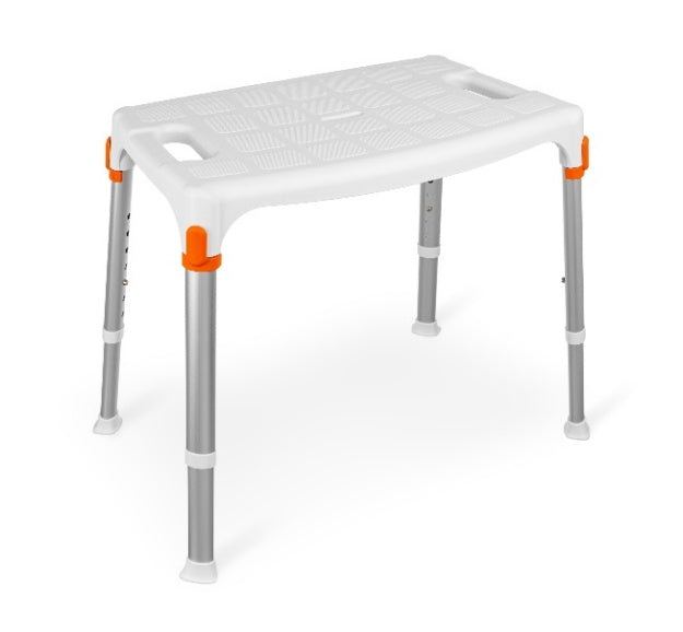 Height-Adjustable Shower Stool with Side Handles - Timago bathroom safety aid