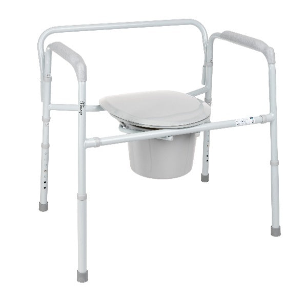 MAXIMUS Folding Bariatric Commode Chair 3-in-1 - Timago bathroom safety aid
