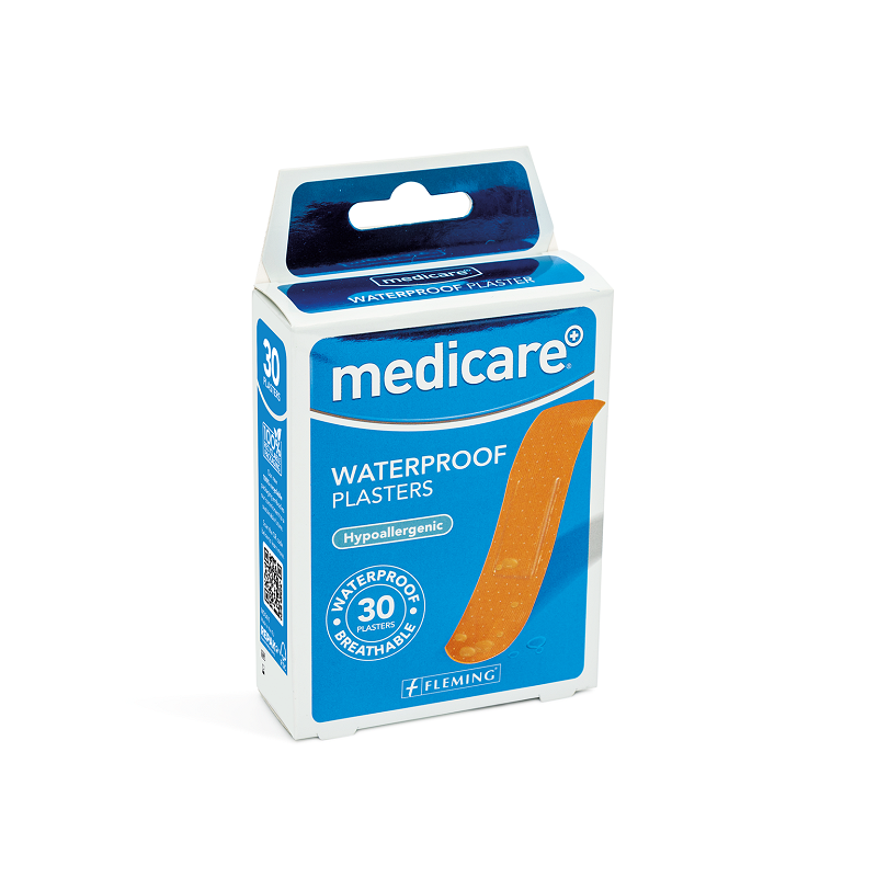 Medicare Waterproof Plasters 30's - Box of 10