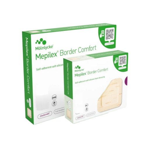 Mepilex Border Comfort - 10cm x 10cm - detail view