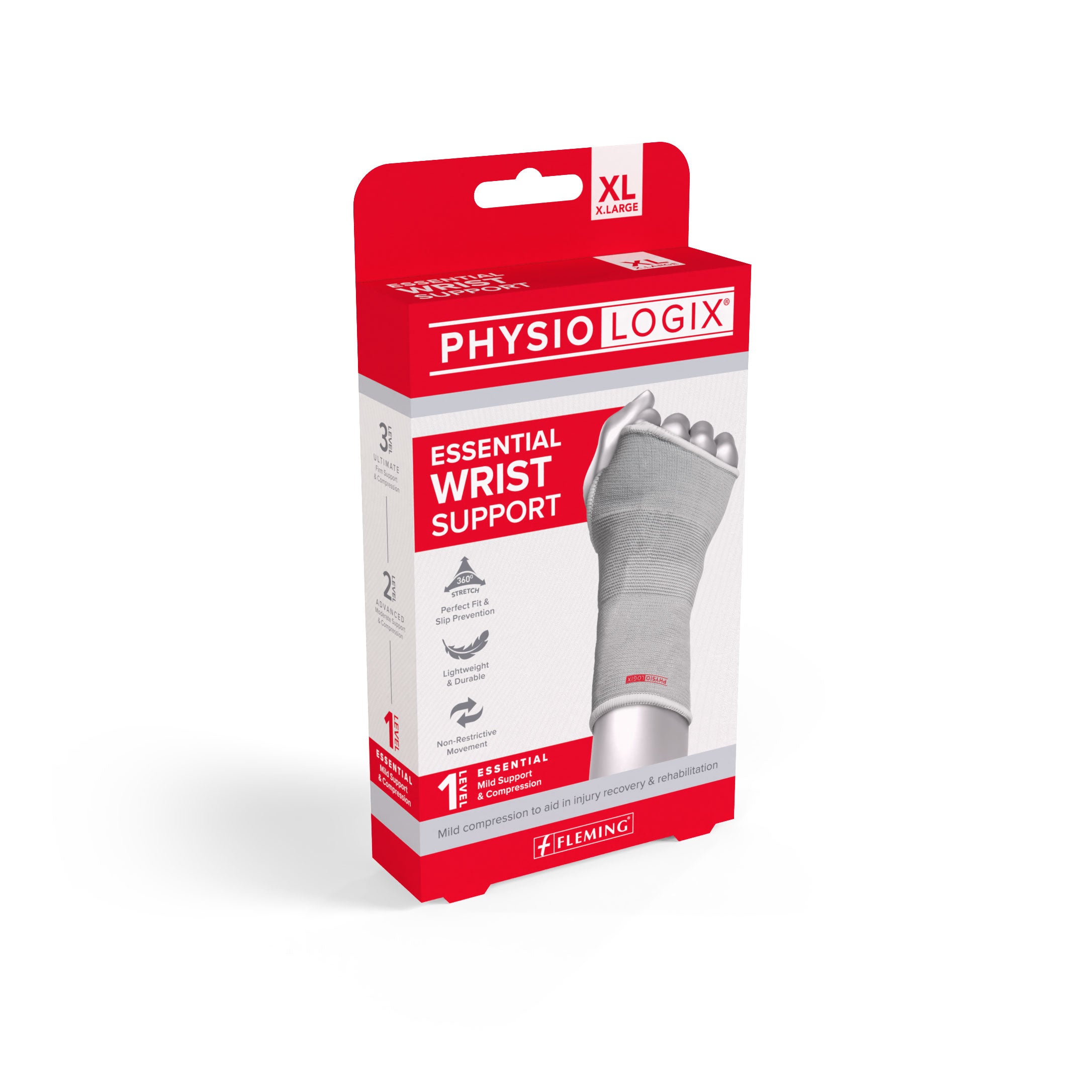 Physiologix Essential Wrist Support – Lightweight Compression Sleeve (Ireland)