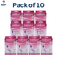Medicare ball of foot gel insoles clear slim-line – box of 10 packs (2 per pack)