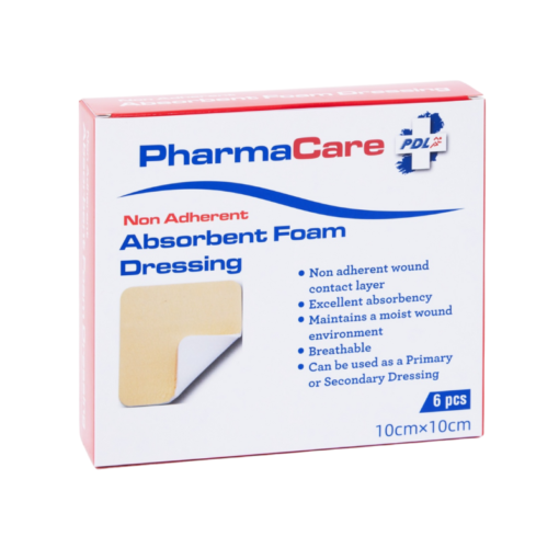 PharmaCare Non-Adherent Absorbent Foam Dressing - product photo