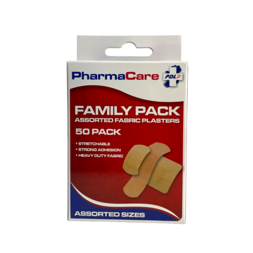 PharmaCare Assorted Fabric Plasters (Family Pack) - product photo