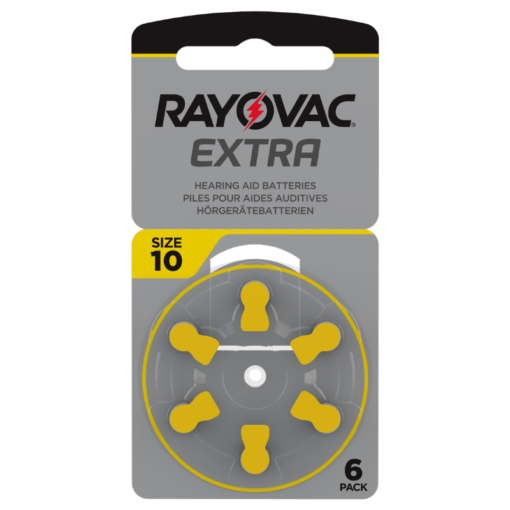 Rayovac Extra Hearing Aid Batteries - Size 10 - product photo