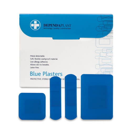 Dependaplast Blue Plasters - Assorted - product photo