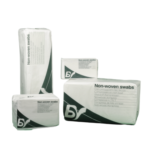 Non-Sterile Non-Woven Swabs - 5cm x 5cm - detail view