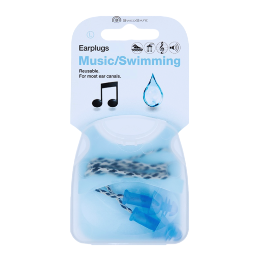 Swedsafe Music & Swimming Earplugs - Small - detail view
