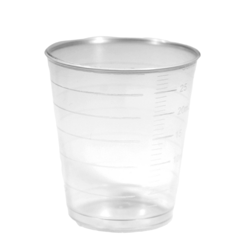 Medicine Cups - 30ml - detail view