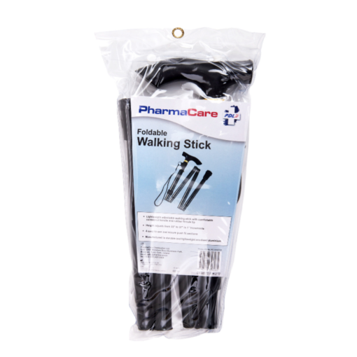 PharmaCare Foldable Walking Stick - product photo