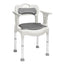 Movano chair with grey seat and backrest cushions