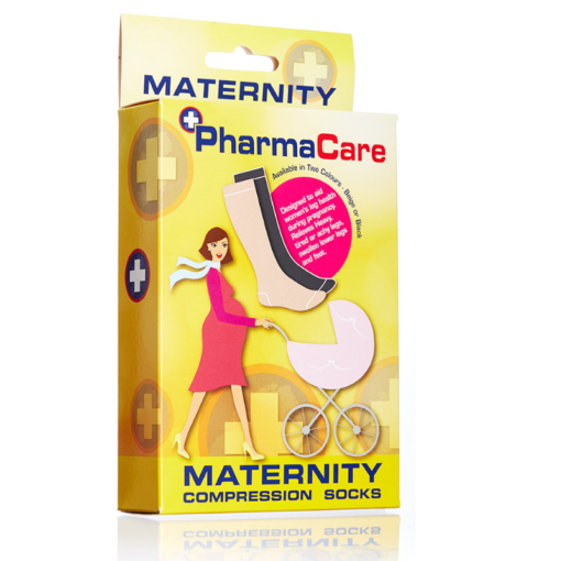 Maternity Compression Socks - Beige Medium - detail view