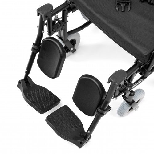EVERYDAY-TIM Aluminium Wheelchair with Optional Elevating Footrests and Attendant Brakes