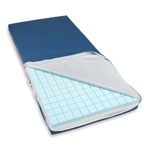 TriMATE Care Foam Anti-Decubitus Mattress | 3-Layer Waffle Foam | Washable Vapour-Permeable Cover | 250 kg Capacity