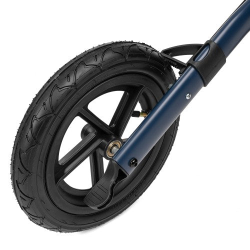 YOLA AIR Aluminium Rollator with 12" Pneumatic Wheels – Lightweight Foldable Walking Aid with Seat & Bag