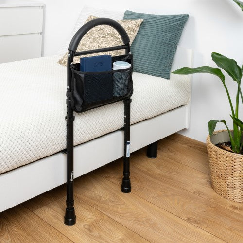 Bedside Comfort Bundle – Back Rest, Bedside Table and Safety Rail