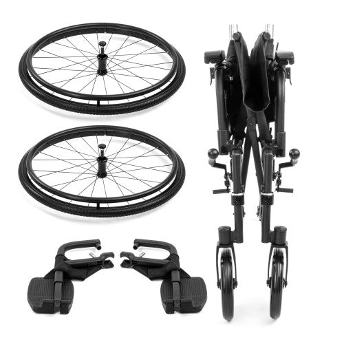 ELITE-TIM Aluminium Active Wheelchair – Lightweight, Adjustable, Foldable, Quick-Release Design