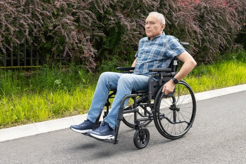 ELITE-TIM Aluminium Active Wheelchair – Lightweight, Adjustable, Foldable, Quick-Release Design