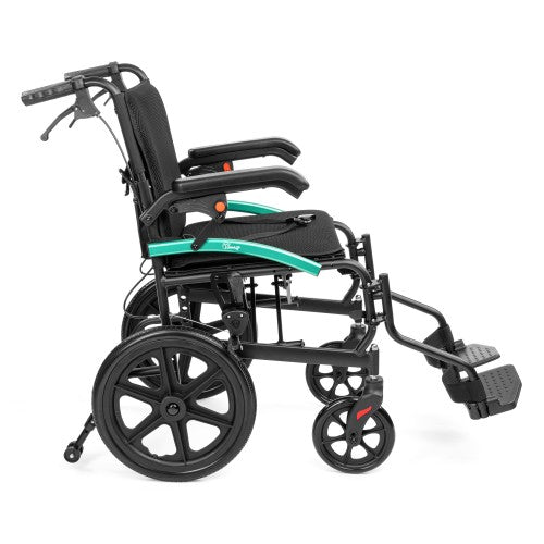 ACTIV-TIM Aluminium Wheelchair – Lightweight, Foldable, Quick-Release, Comfortable for Everyday Mobility