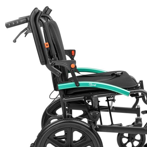 ACTIV-TIM Aluminium Wheelchair – Lightweight, Foldable, Quick-Release, Comfortable for Everyday Mobility