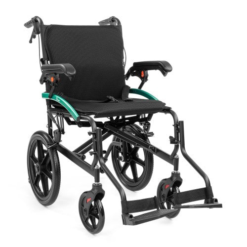 ACTIV-TIM Aluminium Wheelchair – Lightweight, Foldable, Quick-Release, Comfortable for Everyday Mobility