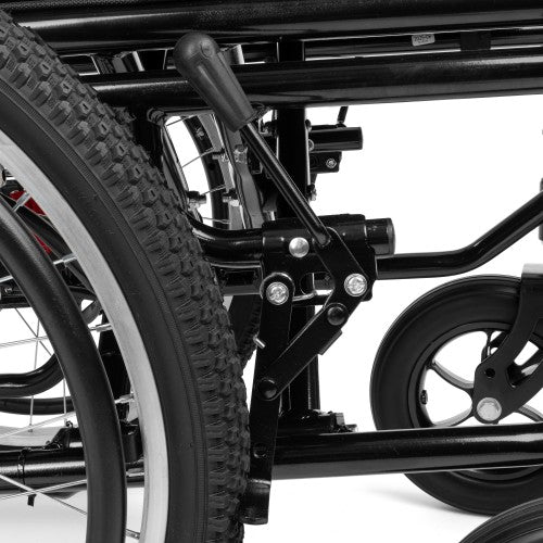 Electric-TIM I Power Wheelchair – Folding Electric Chair with Pneumatic Wheels