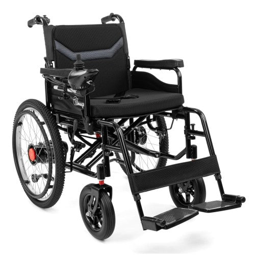 Electric-TIM I Power Wheelchair – Folding Electric Chair with Pneumatic Wheels