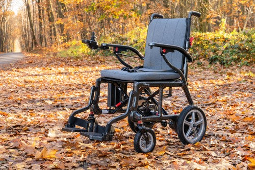 GO-TIM Electric Wheelchair – Lightweight Folding Power Chair