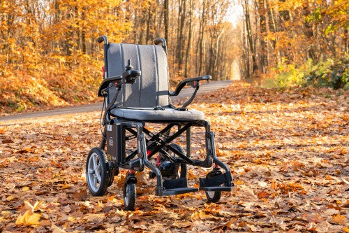 GO-TIM Electric Wheelchair – Lightweight Folding Power Chair