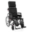 NEURO-TIM Aluminium Reclining Wheelchair – Adjustable Backrest, Elevating Leg Rests, Head Support & Anti-Tip Safety System