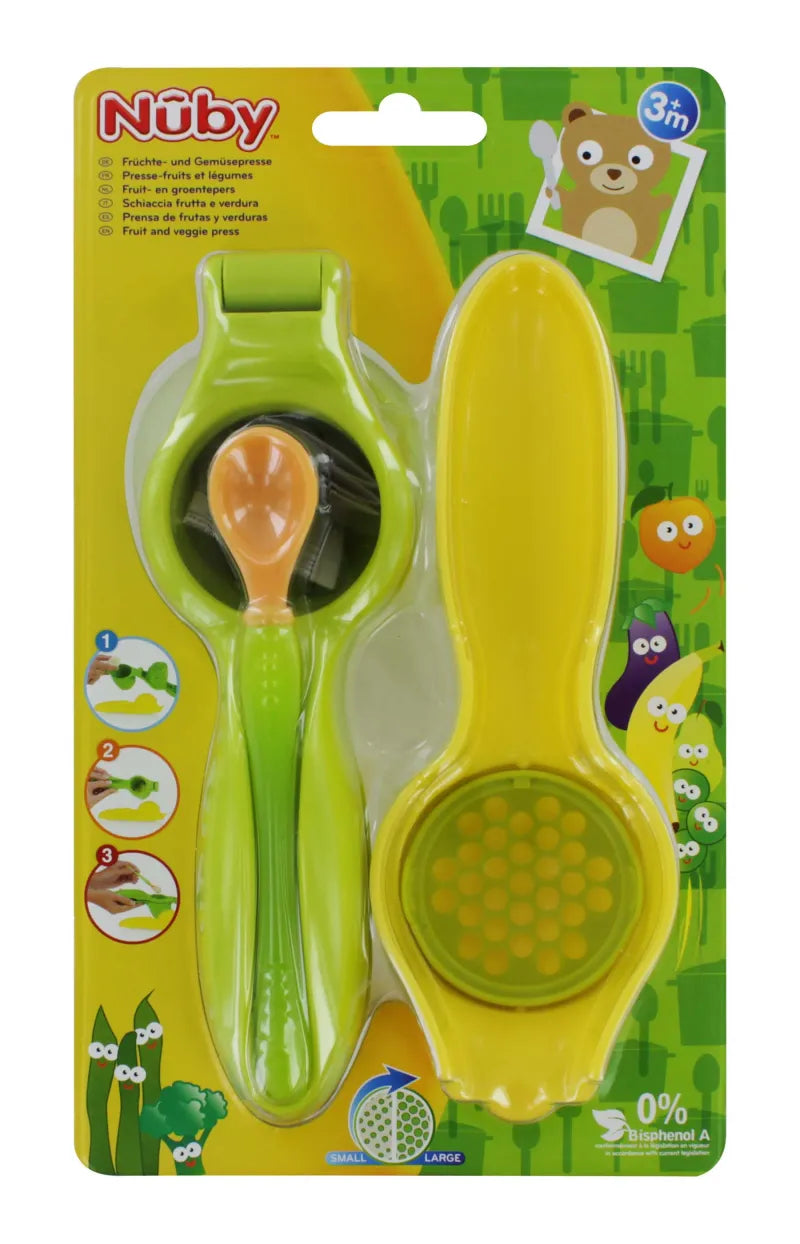 Nuby Fruit & Veg Presser (Pack of 6)