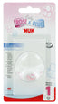 Nuk Soothers Rose & Blue Silicone Orthodontic 0-6 Girl (Pack of 3)