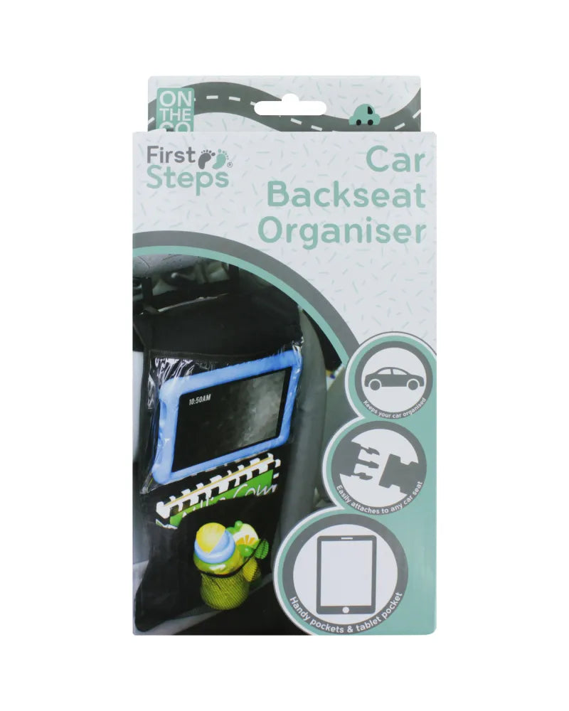 Fs768 First Steps Car Back Seat Organiser (Pack of 3)