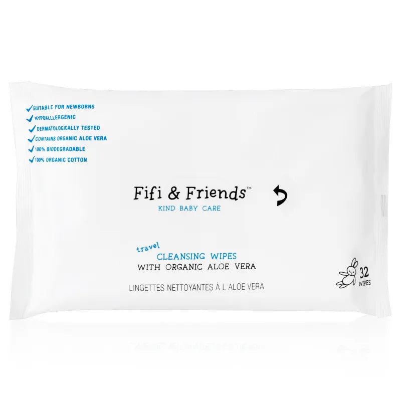 Fifi & Friends 32S Travel Cleansing Wipes (Pack of 12)