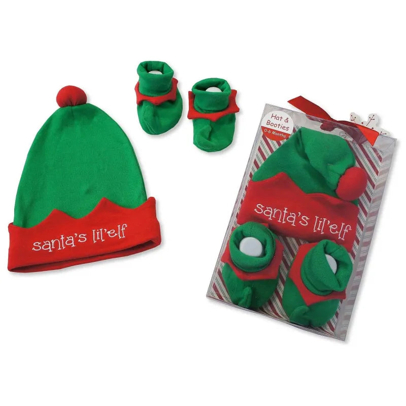 Gp-2516-0739 Elf Hat & Booties Set (Pack of 6)
