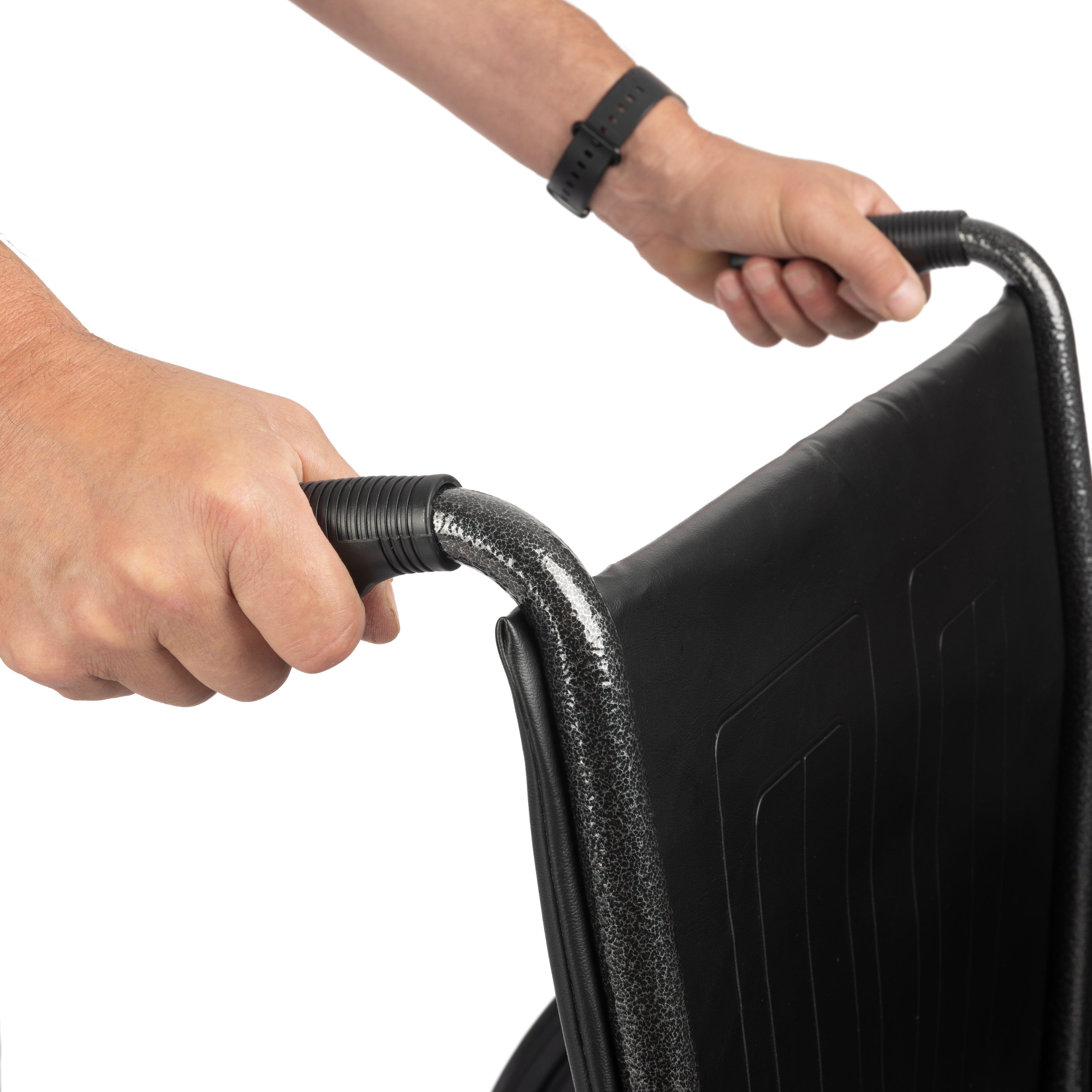 Reinforced Steel Wheelchair – Heavy-Duty 225 kg Capacity