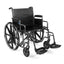 Reinforced Steel Wheelchair – Heavy-Duty 225 kg Capacity