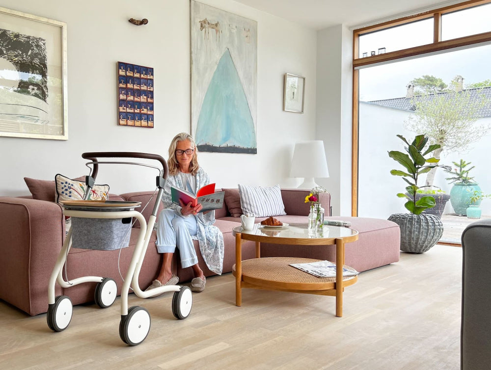 byACRE Scandinavian Butler Rollator - Stylish Indoor Walker