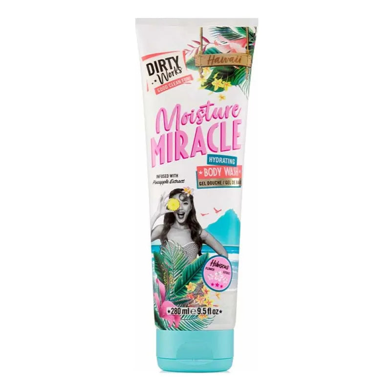 Dirty Works Moisture Miracle Body Wash 280ML (Pack of 6)