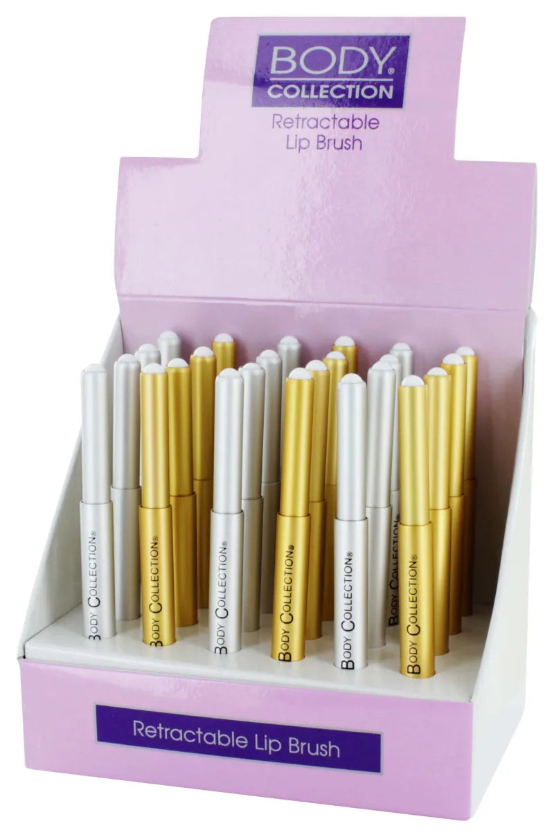 Retractable Lip Brush Disp X24 (Pack of 24)