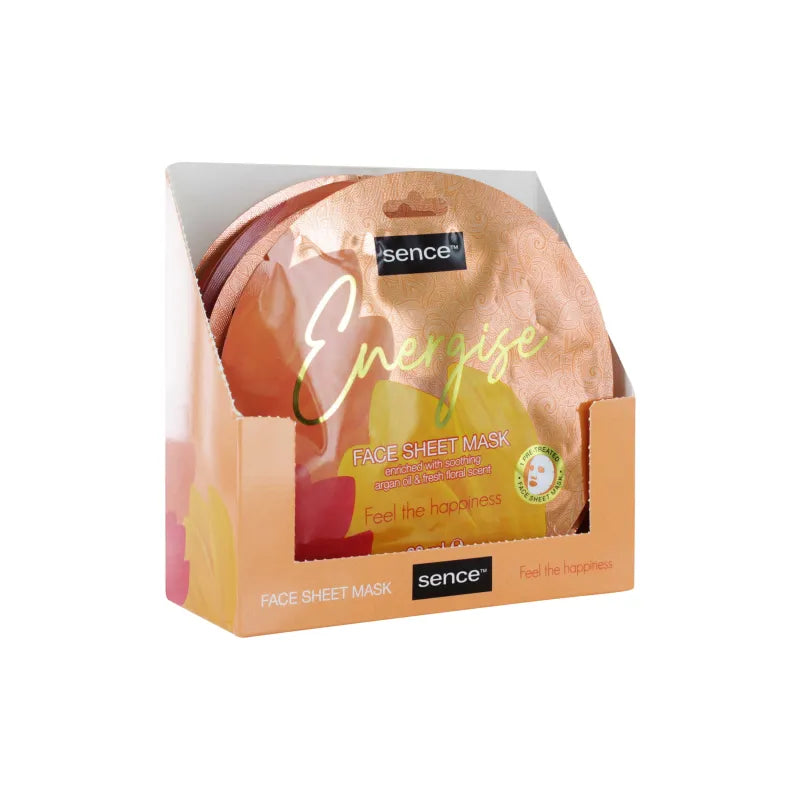 Sence Energise Face Sheet Mask X12 (Pack of 12)