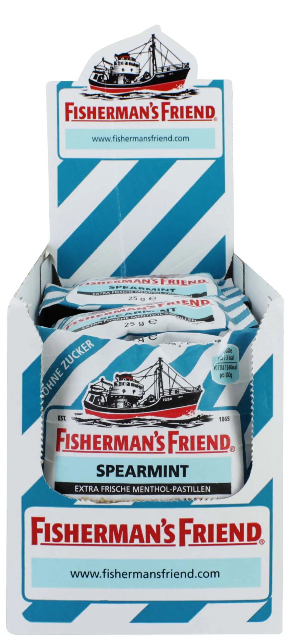 Fisherman Friend Spearmint Lozenges X24 (Pack of 24)