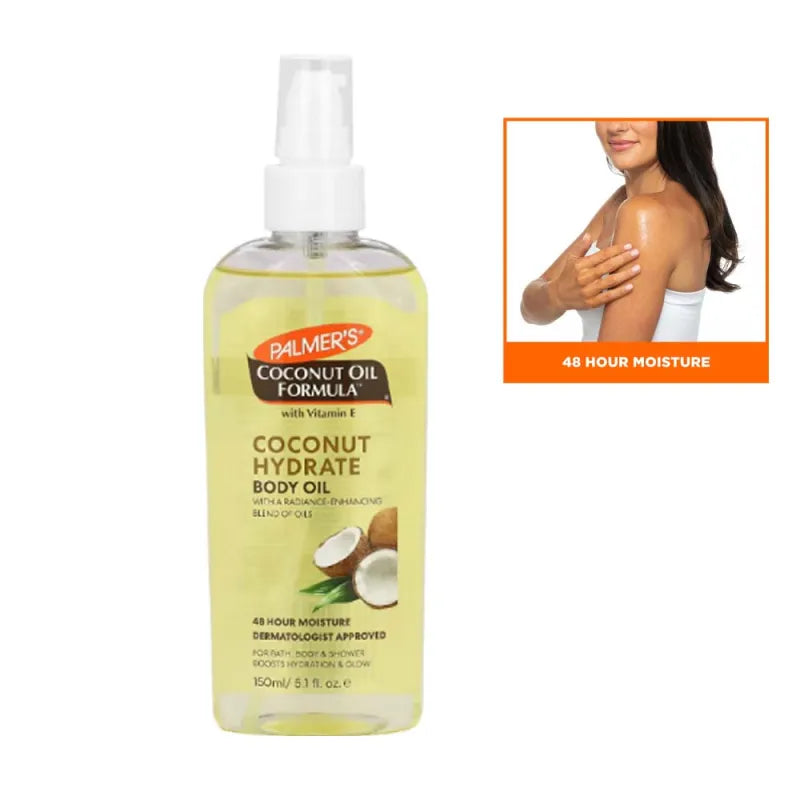 Palmers Body Oil Coconut Hydrate 150ML (Pack of 6)