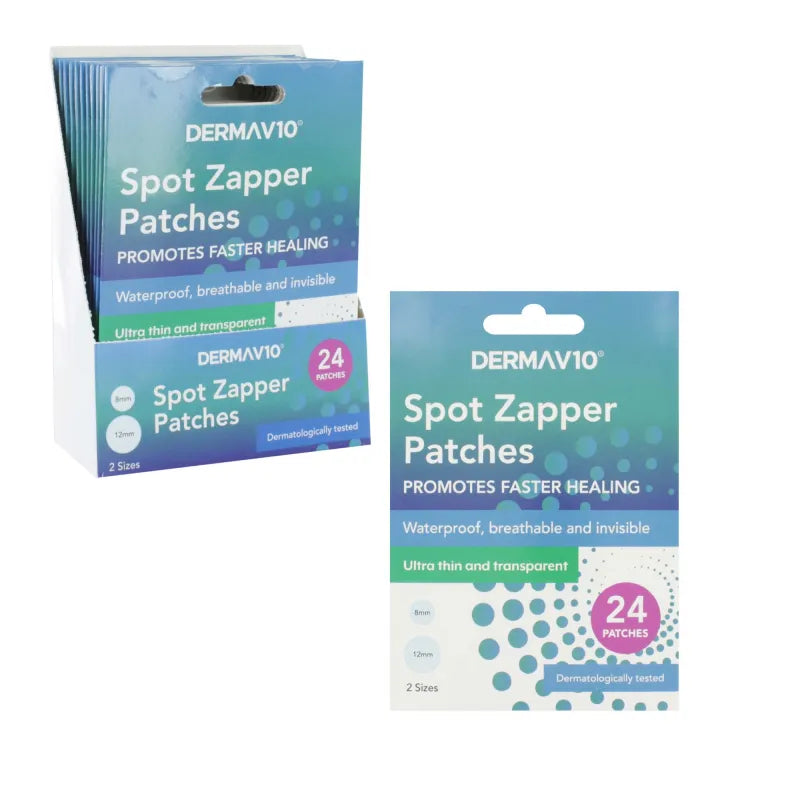 Derma V10 Spot Zapper Patches 24S X12 (Pack of 12)